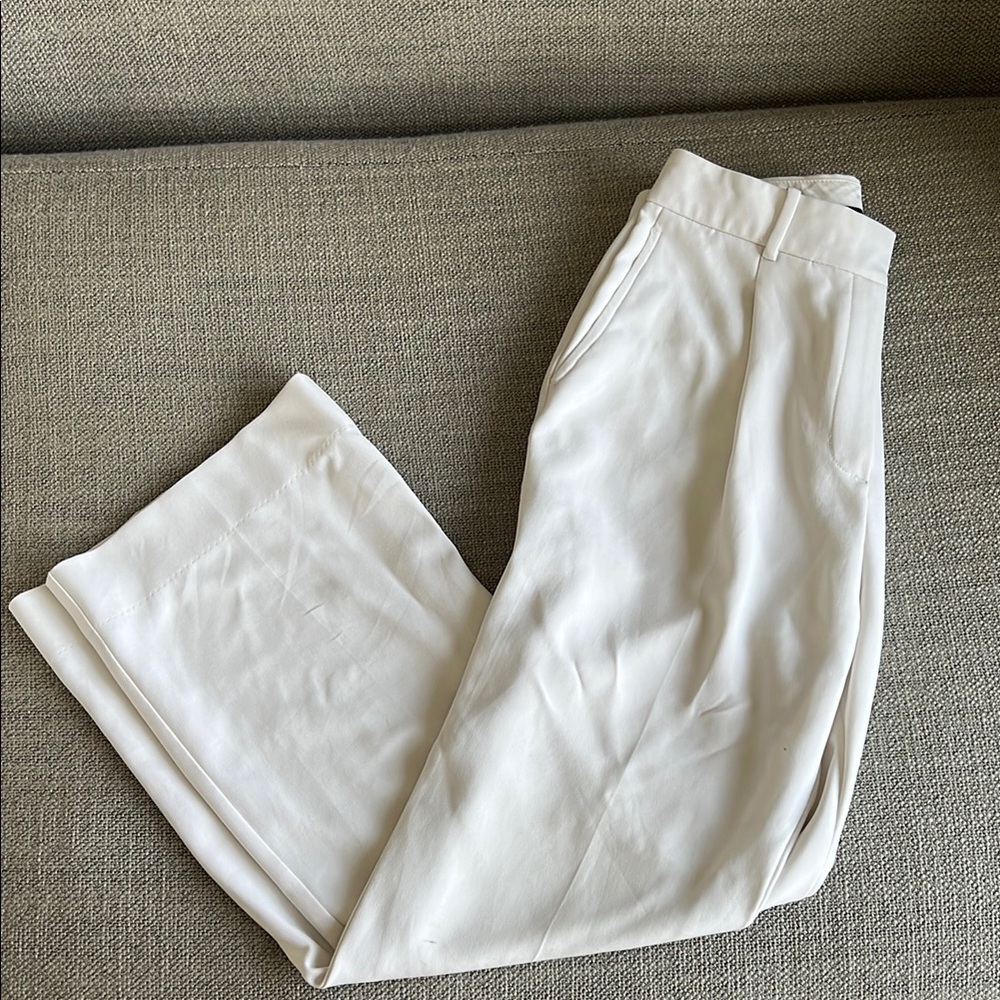 Theory White Trousers